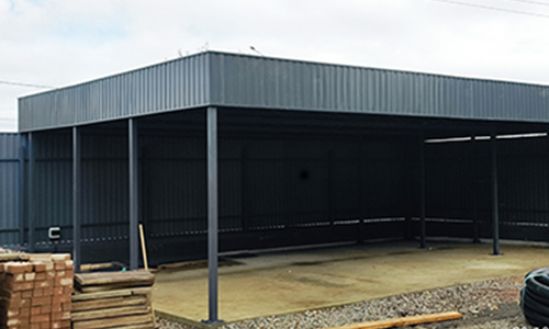 Современный (прямая крыша)