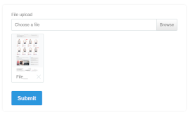 Предпросмотр загружаемых файлов в форме