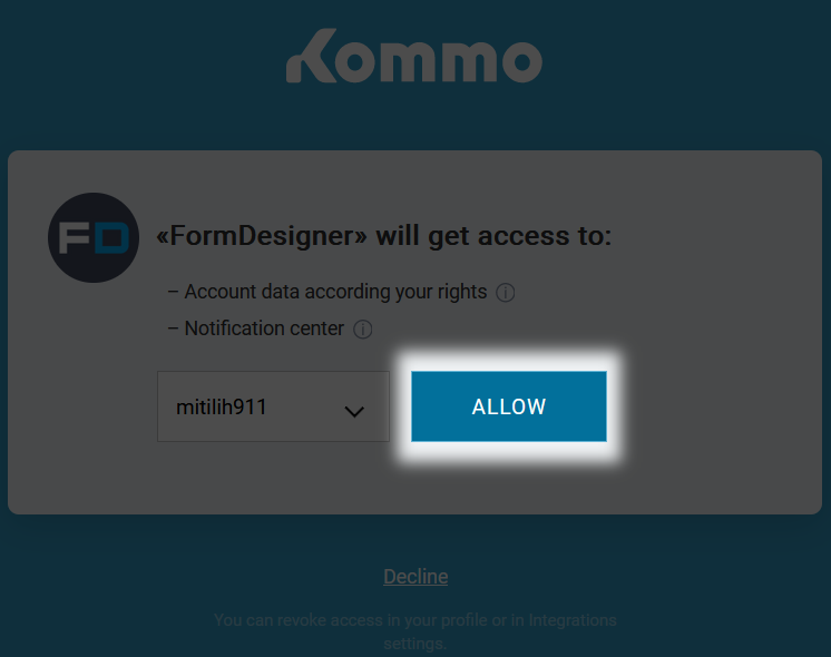 Модуль интеграции Kommo 5