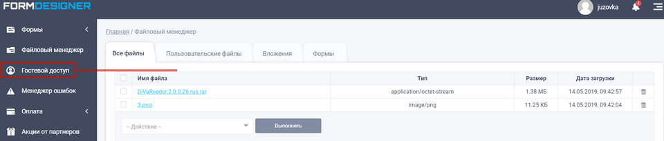 Гостевой доступ 1